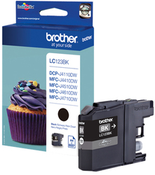 foto 1 BROTHER afbeelding LC-123BK RANDAPPARATUUR > PRINTERS > INKT > ORIGINEEL > BROTHER