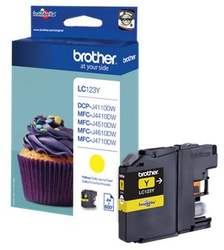 foto 1 BROTHER afbeelding LC-123Y RANDAPPARATUUR > PRINTERS > INKT > ORIGINEEL > BROTHER