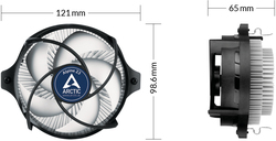 foto 6 ARCTIC afbeelding ACALP00035A COMPONENTEN > PROCESSOREN > CPU KOELERS
