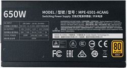foto 4 COOLERMASTER afbeelding MPE-6501-AFAAG-EU COMPONENTEN > VOEDINGEN