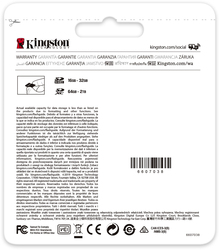 foto 4 KINGSTON afbeelding SDG3/64GB RANDAPPARATUUR > GEHEUGENKAARTEN