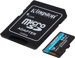foto 2 KINGSTON afbeelding SDCG3/64GB RANDAPPARATUUR > GEHEUGENKAARTEN