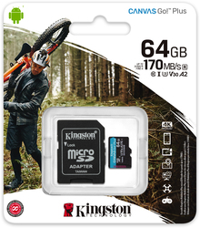 foto 3 KINGSTON afbeelding SDCG3/64GB RANDAPPARATUUR > GEHEUGENKAARTEN