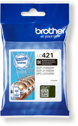 foto 1 BROTHER afbeelding LC-421BK RANDAPPARATUUR > PRINTERS > INKT > ORIGINEEL > BROTHER