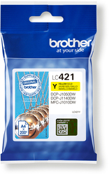 foto 1 BROTHER afbeelding LC421Y RANDAPPARATUUR > PRINTERS > INKT > ORIGINEEL > BROTHER