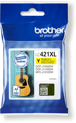 foto 1 BROTHER afbeelding LC-421XLY RANDAPPARATUUR > PRINTERS > INKT > ORIGINEEL > BROTHER