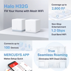 foto 7 MERCUSYS afbeelding HALO H32G(2-PACK) NETWERK > DRAADLOOS > ROUTER