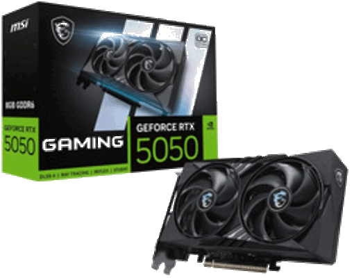 foto van MSI RTX5050 8GB OC