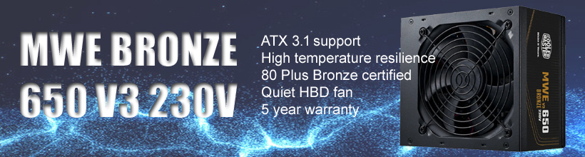 Coolermaster MWE 650 bronze v3